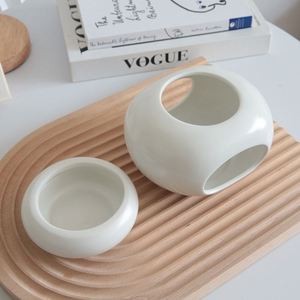 Diffuseur d'huiles essentielles en céramique pour bougies, brûleur d'encens, diffuseur d'huiles aromatiques, vente en gros - Product Image 4