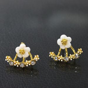 Pendientes de Cristal Coreanos de Moda Sencilla y Económicos al por Mayor 2019, Pendientes de Flor para Mujer - Product Image 4