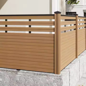 Jardín Económico OEM Wpc Compuesto Madera Plástico Valla Poste Paneles Puerta Tableros Valla - Product Image 1