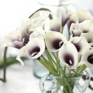 Hesper Délicat Vase Décorations En Gros Maison Mini <span class=keywords><strong>Cala</strong></span> Lys Fleur Décor Fleurs Artificielles Réel Touché - Product Image 4