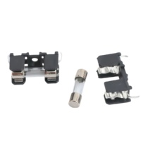 Porte-fusible à clip soudé 5x20 résistant aux hautes températures avec couvercle transparent 500V 16A certifié TUV CE CQC