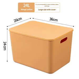 Hiện Đại Đầy Màu Sắc Lưu Trữ Thùng Stackable Máy Tính Để Bàn Hộp <span class=keywords><strong>Cubby</strong></span> Container Nắp Xử Lý <span class=keywords><strong>PP</strong></span> Chất Liệu Công Suất - Product Image 6
