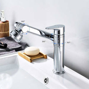 Économique Chrome Cuivre Robinet Bassin Mélangeur Basse Bassin Robinet Salle De Bains Évier Robinet D'eau Pour Laver Main Robinet - Product Image 3