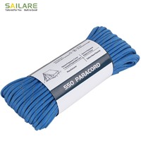 Cordon de parachute en paracorde 4MM 7 brins 550lb pour bracelet, ensemble de cordes pour tressage manuel DIY, 10 à 100 pieds, cordon en nylon