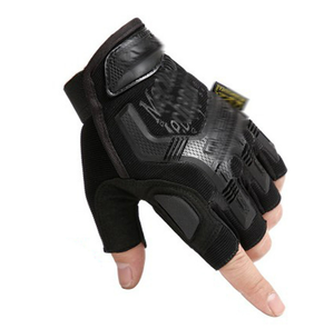 HBG1001 Guantes de Protección Mecánica para Trabajo, Deportes y Ciclismo, Medios Dedos - Product Image 1