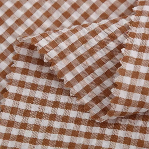 <strong>Red</strong> White Gingham Checks 100% Cotton Fabric Eco-Friendly 180gsm Woven for Sewing Home Textiles Bedding Garments Industry Lining - Product Image 1