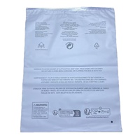 Sacs de rangement refermables givrés recyclables en CPE/PE semi-transparents pour l'emballage de chaussures, vêtements, t-shirts et chaussettes