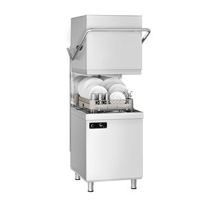 GGM Gastro Pass-Through <b>Dishwasher</b> - Manual - 6.52 kW - with <b>detergent</b>, rinse aid & drain pump - Product Image 1