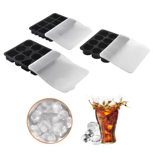 2024 Newest Ice Cube Mold Mix Shapes In One Summer Top Selling BPA Free Food-grade Silicone Ice Cube Tray