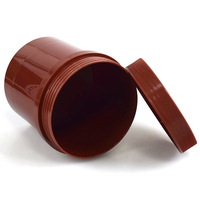 Conteneur en plastique PP à large ouverture de 600 ml, pot en plastique de 600 g pour bonbons, biscuits, collations, salades, chocolat, aliments pour bébés
