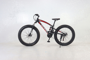 Bicicleta de Montaña DAURAADA con Horquilla de Suspensión de Acero y Neumáticos Anchos para Superar Desafíos en Nieve y Arena - Product Image 2