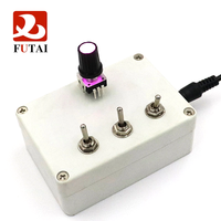 Bouton translucide en plastique noir bouton de pédale de guitare électrique Pot potentiomètre boutons accessoires de guitare