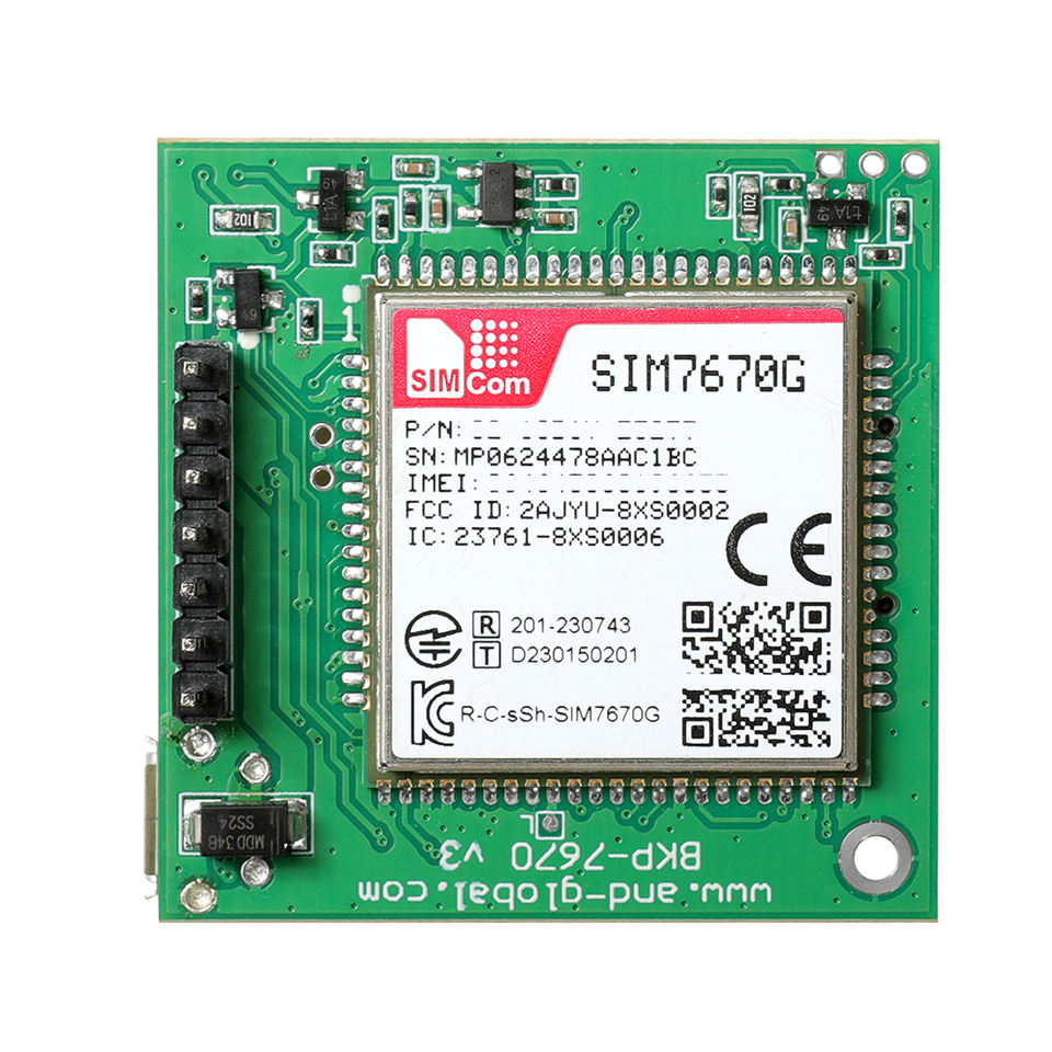 Sim7670e Power SIM7670G LTE Cat 1 Breakout Kit - 4G Dev Board with GPS