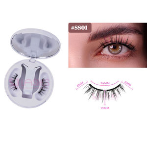 베스트셀러 수제 소프트 마그네틱 속눈썹 2개 자석 글루프리 풀 스트립 내추럴 룩 마그네틱 속눈썹 키트 - Product Image 2