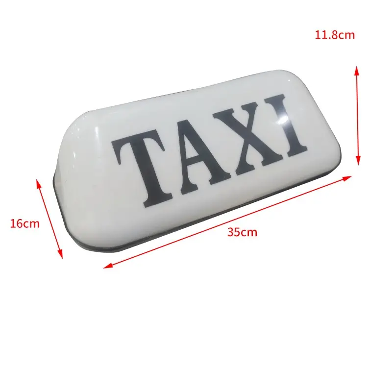 New Cab Sign Topper Dach Auto Taxi Lampe Hellgelb