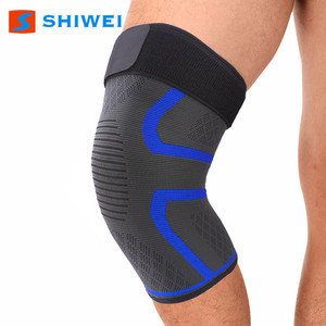 Shiwei <b>Knee</b> <b>Support</b> <b>Brace</b> Breathable Compression Protection For Sports Fitness Running Cycling Hiking Unisex Universal Fit - Product Image 1