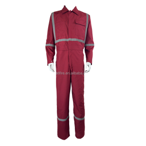 Uniformes de Trabajo de Soldadura Ignífugos de Manga Larga Reflectantes de Seguridad FR NOMEX para Construcción, Petróleo, Electricidad y Servicios Públicos - Product Image 3