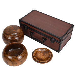 Set Gobang <span class=keywords><strong>in</strong></span> Confezione Regalo Raffinata, Scacchiera <span class=keywords><strong>in</strong></span> <span class=keywords><strong>Legno</strong></span> Massello, Gioco da Tavolo Classico per Riunioni di Amici e Feste - Product Image 4