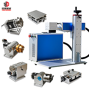 Máquina de Marcado Láser de Fibra Portátil de 20W/30W/50W para Grabado en Vidrio, Plástico, Metal y Aluminio con Rotatorio - Product Image 4
