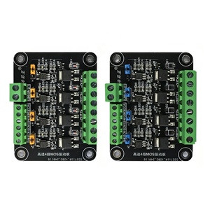 Módulo <span class=keywords><strong>MOSFET</strong></span> de 4 Canales de Alta Velocidad, Placa de Control de Amplificación de Señal Aislada con Optoacoplador para PLC y Microcontroladores - Product Image 4