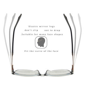 Montures de lunettes optiques FALAIER Cat Eye TR87001, anti-lumière bleue, anti-radiation, pour femmes, monture TR90, taille moyenne - Product Image 3