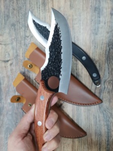 أفضل بيع لكامل تانغ ياباني مع غمد الجزار اللحوم ساطور oem من مكونات اصلية مع غمد - Product Image 3