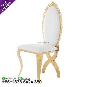 Foshan Sinoperfect Rental Party Banquet Decoration Stainless Steel Stackable <b>Chair</b> Wedding Furniture Stacking <b>Chairs</b> for Event - Product Image 4