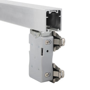 Herrajes Metálicos para Puertas Plegables de Armario, Riel Inferior para Puerta Plegable, Accesorios para Puertas Correderas Dobles, Rueda de Fácil Instalación - Product Image 1