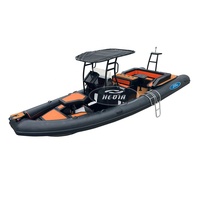 Fabricants de bateaux chinois, bateau à console centrale de 8 m, 800, 7,9 m avec moteur hors-bord de 150 ch