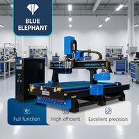 Router CNC Lineal Profesional 1530 ATC con Cabezal Agregado para Línea de Producción de Armarios de Madera Maciza Personalizados