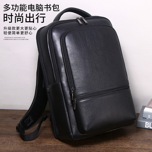 กระเป๋าเป้สะพายหลังผู้ชายสำหรับเดินทางธุรกิจความจุขนาดใหญ่ 36-55 ลิตร พร้อมพอร์ต USB สีพื้น หูหิ้วนุ่ม ช่องซิปด้านใน - Product Image 2