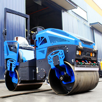 Compacteur à double tambour, rouleau vibratoire pour la compactation de l'asphalte et du sol