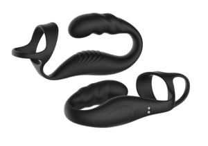 OEM ODM giocattolo del sesso maschile massaggiatore della prostata perineo stimolatore trinità anello parte del corpo flessibile recuperato vibranti gioco anale - Product Image 2