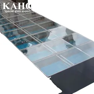 Begehbarer Preis Anti-Rutsch-Gehweg Rutsch fester Bodenbelag Antislip 3D-Glasbodenplatte für Außen deck