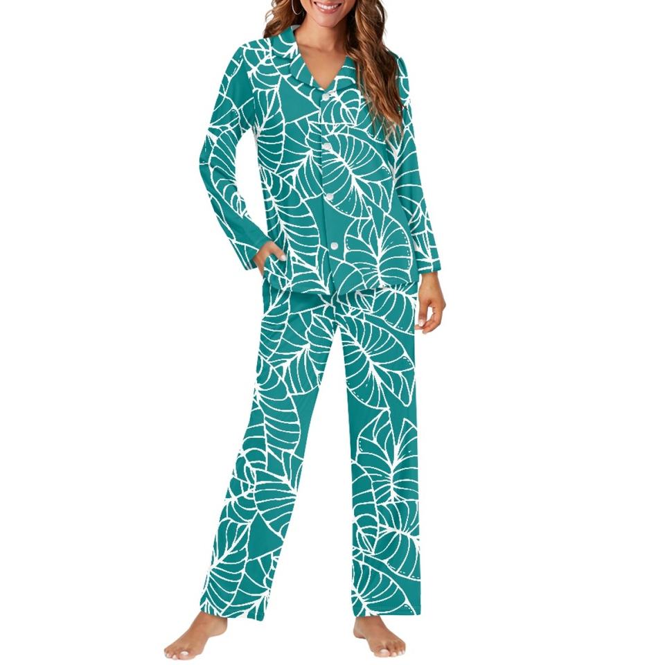 Popular Samoan Tribe Hawaiian Style Taro Print Custom Super Soft Loose ...