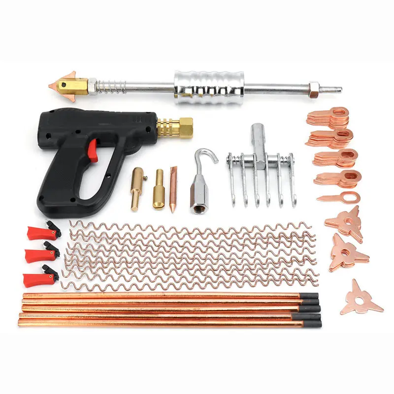 86 Stück Car Dent Puller Bolzen Schweißer Materialien Kit, Auto Spot Repair Pulling System Reparatur werkzeuge