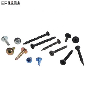 Tornillos para paneles de yeso de acero al carbono fosfatado métricos M6 y de 1/4 de pulgada, clase 4.8, tornillos autorroscantes de cabeza avellanada tipo trompeta galvanizados personalizados - Product Image 4