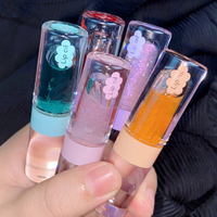 AKIACO Fournisseur en gros Logo de maquillage personnalisé Hydratant Clair Fruit Clair Clair Vegan Brillant Personnalisé Repulpant à l'huile Brillant à lèvres