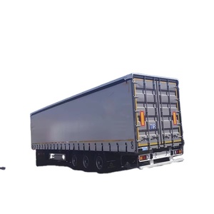 Transporteur en vrac van type semi-<span class=keywords><strong>remorque</strong></span> 40ft 45ft rideau côté remorques de camion pour le marché de la Russie - Product Image 6