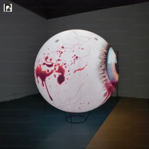 <span class=keywords><strong>Sculpture</strong></span> de <span class=keywords><strong>ballon</strong></span> œil de monstre géant <span class=keywords><strong>gonflable</strong></span> en PVC, taille et couleur personnalisables pour la décoration de festival - Product Image 3