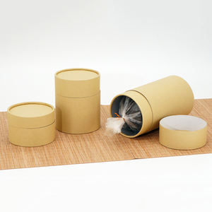 Emballage unique en papier kraft de petite taille, emballage de luxe personnalisé pour épices, boîte ronde en <span class=keywords><strong>carton</strong></span> à ouverture latérale, boîte à bijoux en papier, tube - Product Image 5