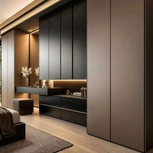 Armoire de villa, meubles de maison, armoire de chambre à coucher, solutions personnalisées pour les villas, les appartements et les hôtels - Product Image 3