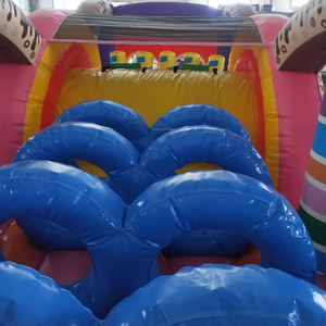 Parcours d'obstacles gonflable géant attrayant de 3,5 x 10 m pour intérieur et extérieur, jeux de fête pour enfants et adultes - Product Image 5