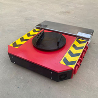 Chariot à roulettes électrique pour le transport de marchandises, chariot à roulettes motorisé avec roues en PU pour la manutention d'équipements en usine intérieure - Vente chaude