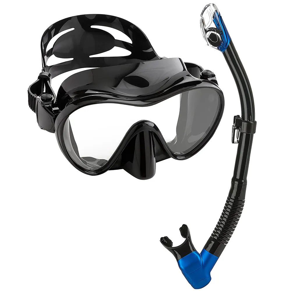 Spearfishing equipment, diving mask for free diving