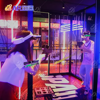 Simulateur de salle de jeu de tir VR multijoueur Machine d'arcade Réalité mixte VR Parc d'attractions à thème Utilisation en intérieur avec Fun Ride