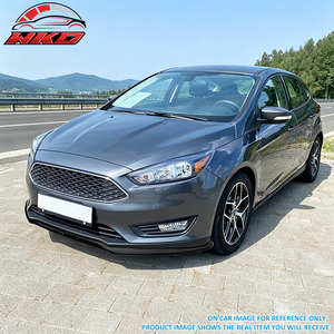Convient pour Ford Focus Sedan 2015-2018, lèvre de pare-chocs avant style IKON, imprimé fibre de carbone - Product Image 3