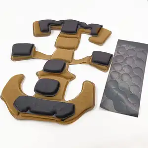 Juego de almohadillas de espuma para casco interior Oem Odm con logotipo personalizado Almohadillas para casco Inserciones Acolchado para casco