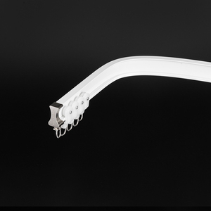Rail de rideau flexible en métal, pliable, pour plafond, avec un design moderne pour la décoration de la maison - Product Image 6