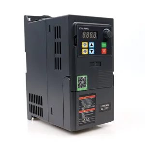 High Quality 1PH/3PH To 3PH Single Phase Input Three Phase Output 0.75KW 1HP VFD Inverter For Motor Drive